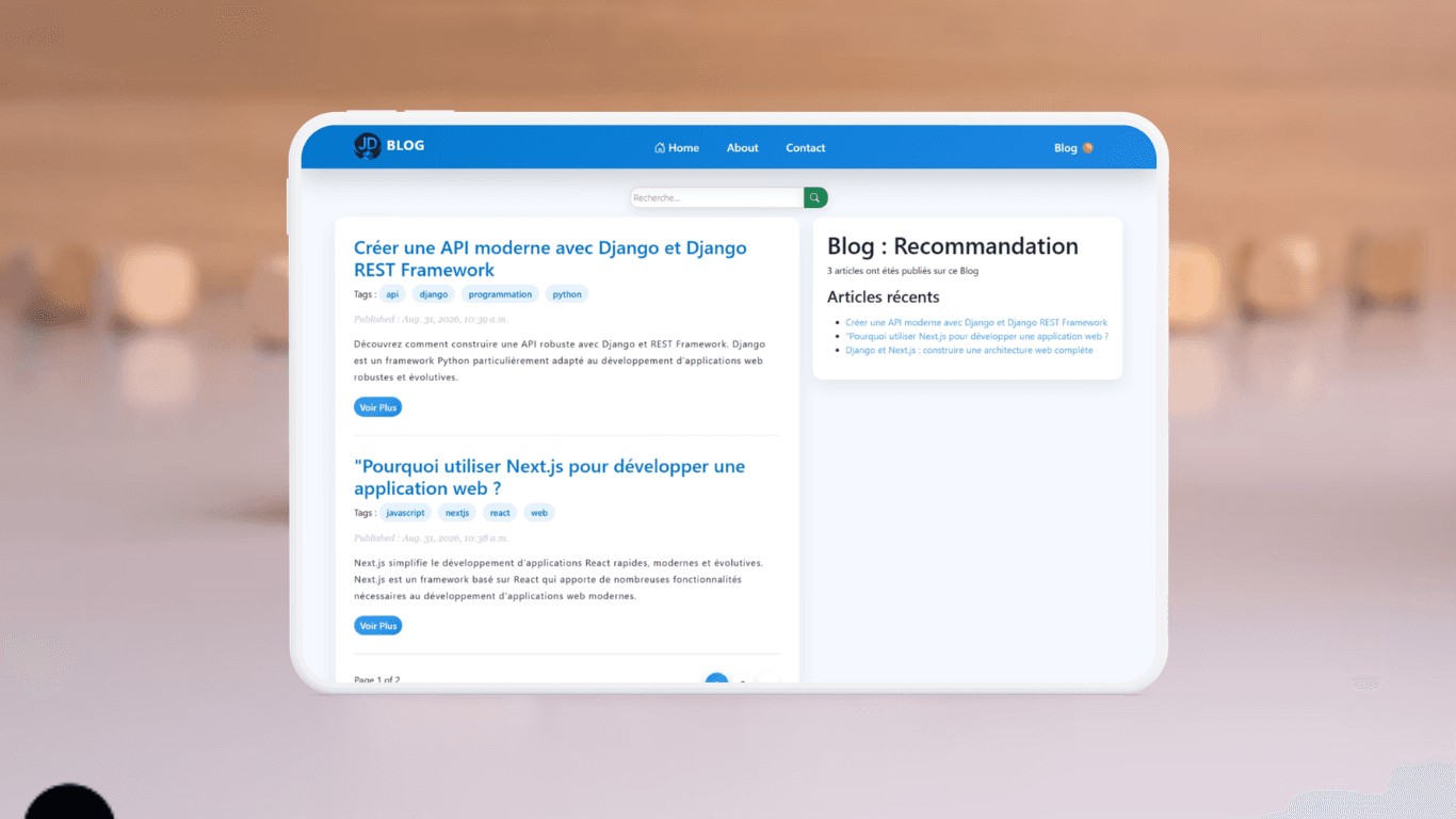 Blogging Website